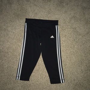 Cropped Adidas workout pants